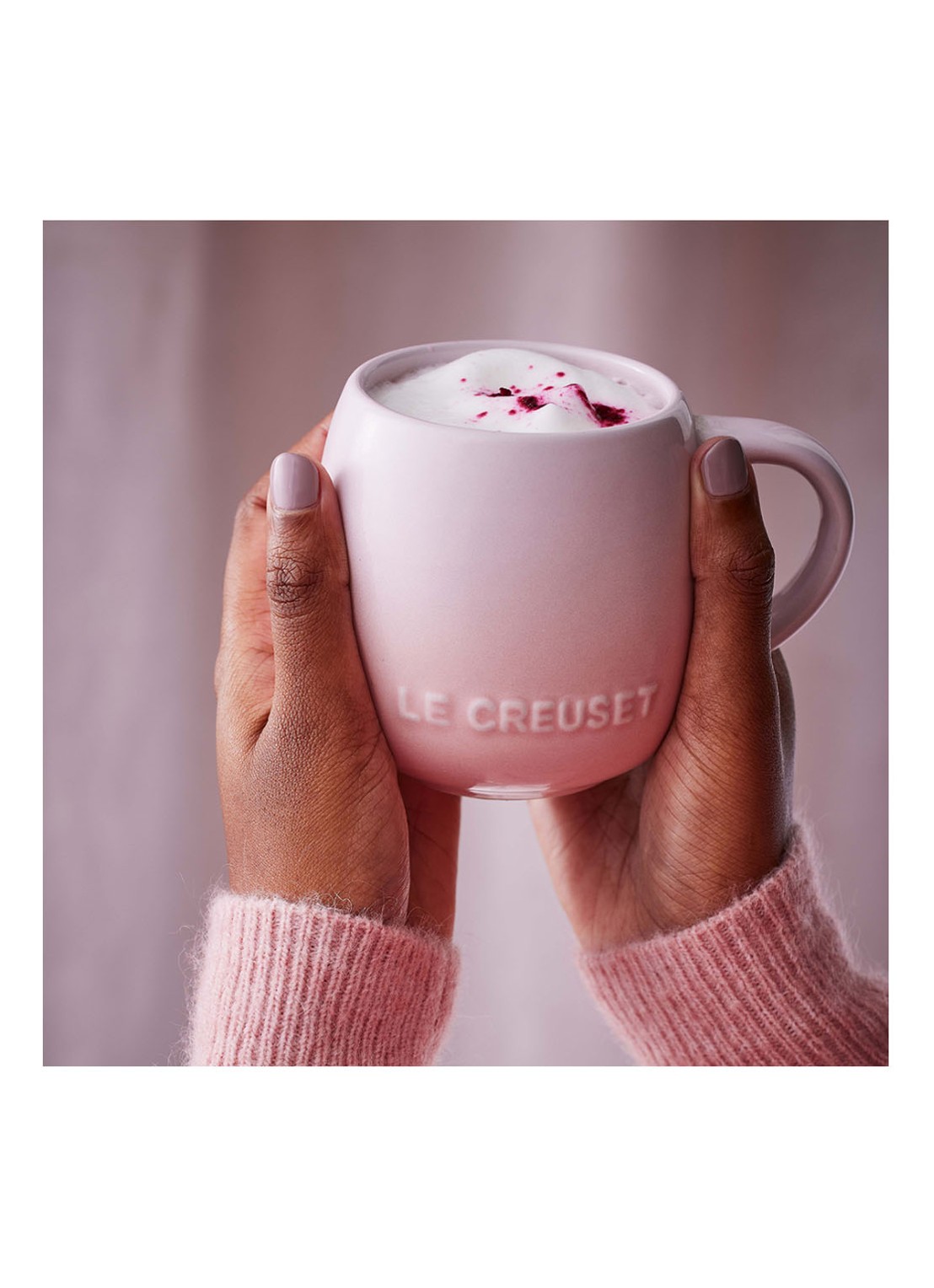 Le Creuset Coupe mok 32 cl - detail 3 shell pink / roze