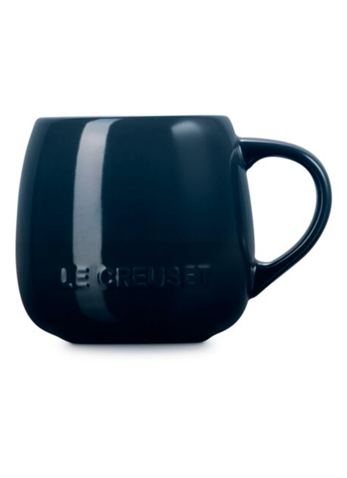 Le Creuset Coupe mok 32 cl - achterkant 4 donkerblauw