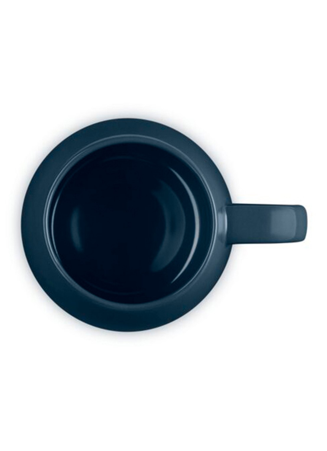 Le Creuset Coupe mok 32 cl - detail donkerblauw