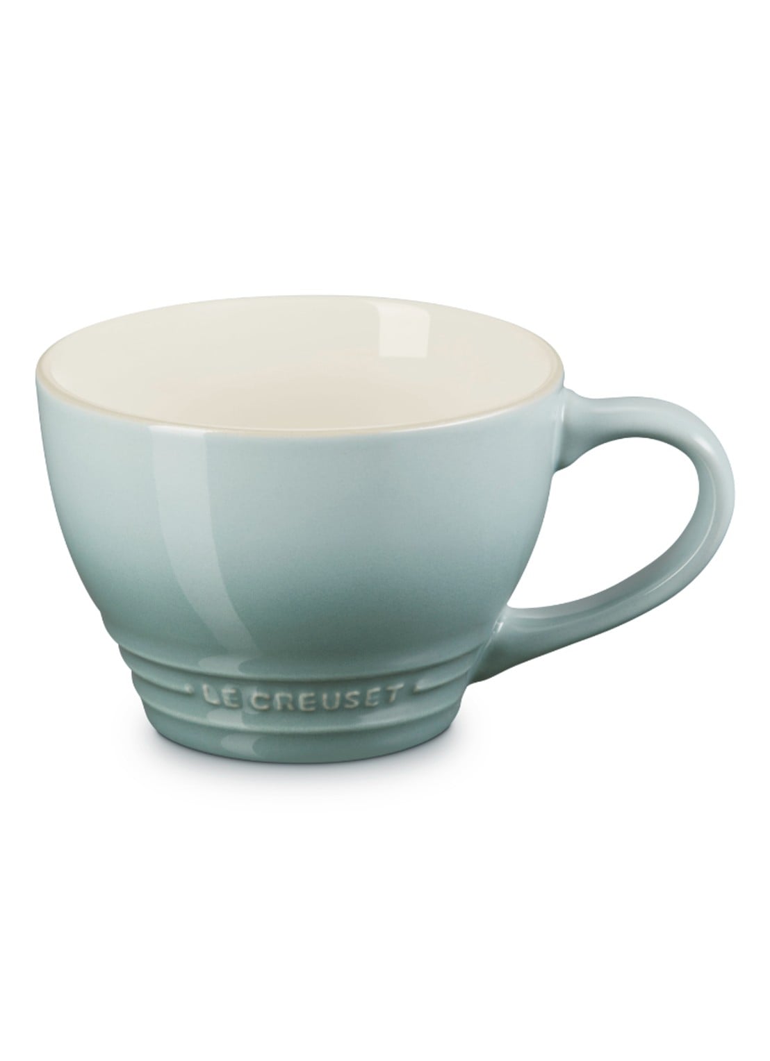 Le Creuset Coupe mok 40 cl - voorkant zeegroen
