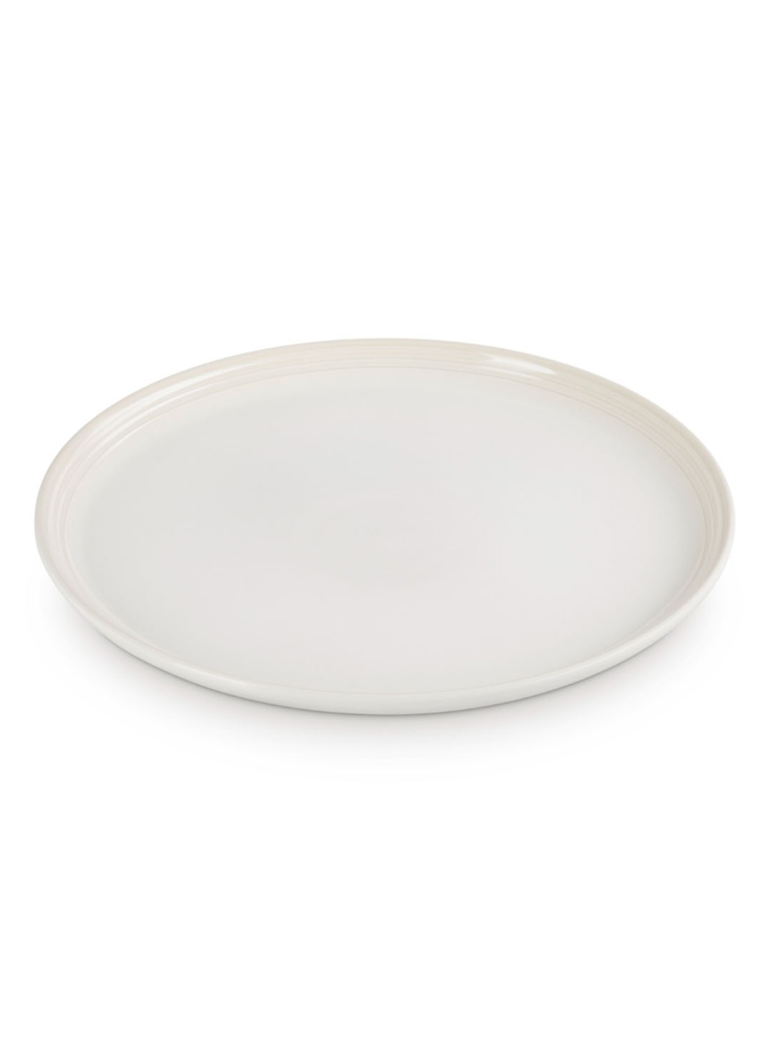 Le Creuset Coupe ontbijtbord 22 cm - voorkant 2 meringue / beige