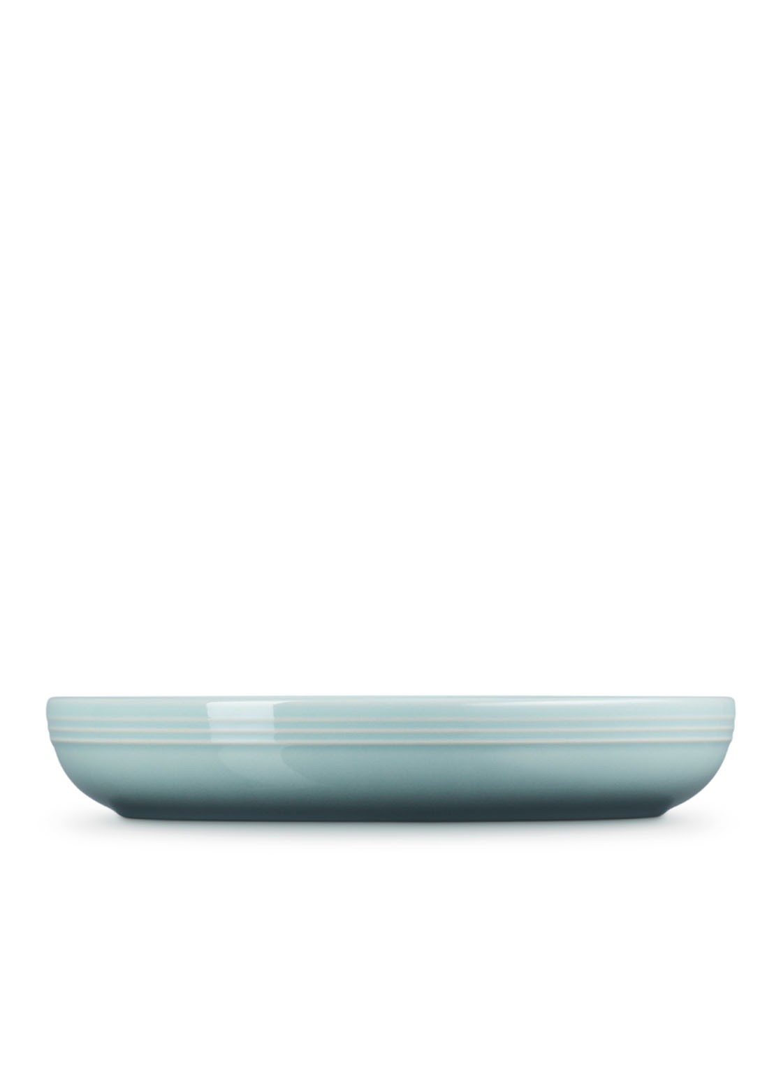 Le Creuset Coupe Sea Salt diep bord ø22 cm - achterkant sea salt / lichtgroen