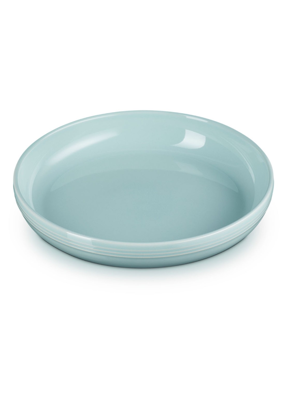 Le Creuset Coupe Sea Salt diep bord ø22 cm - voorkant 7 sea salt / lichtgroen
