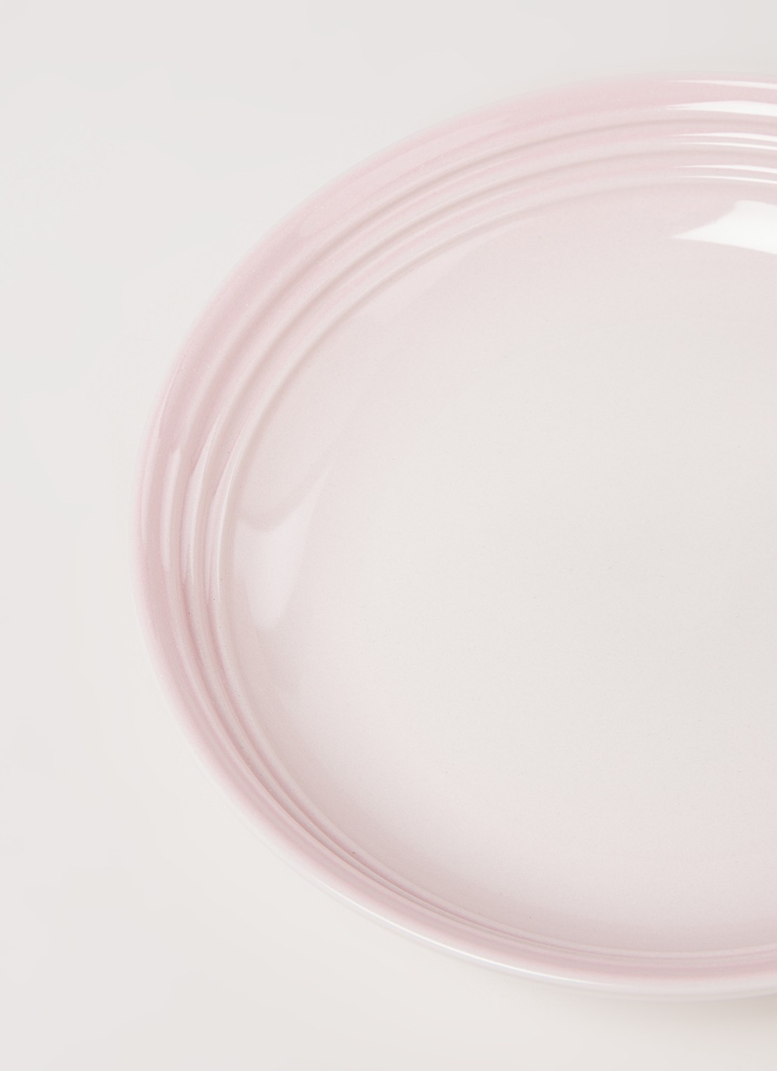 Le Creuset Diep bord 22 cm  - detail 3 shell pink / roze