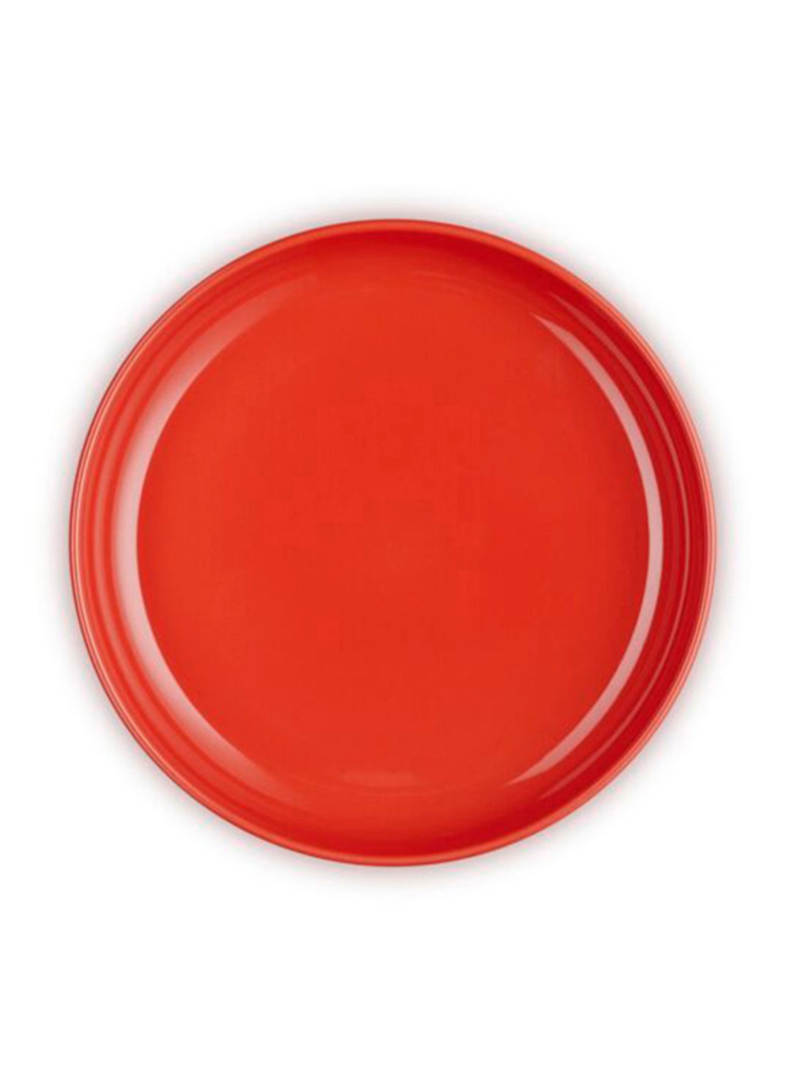 Le Creuset Diep bord 22 cm - detail 4 donkerrood