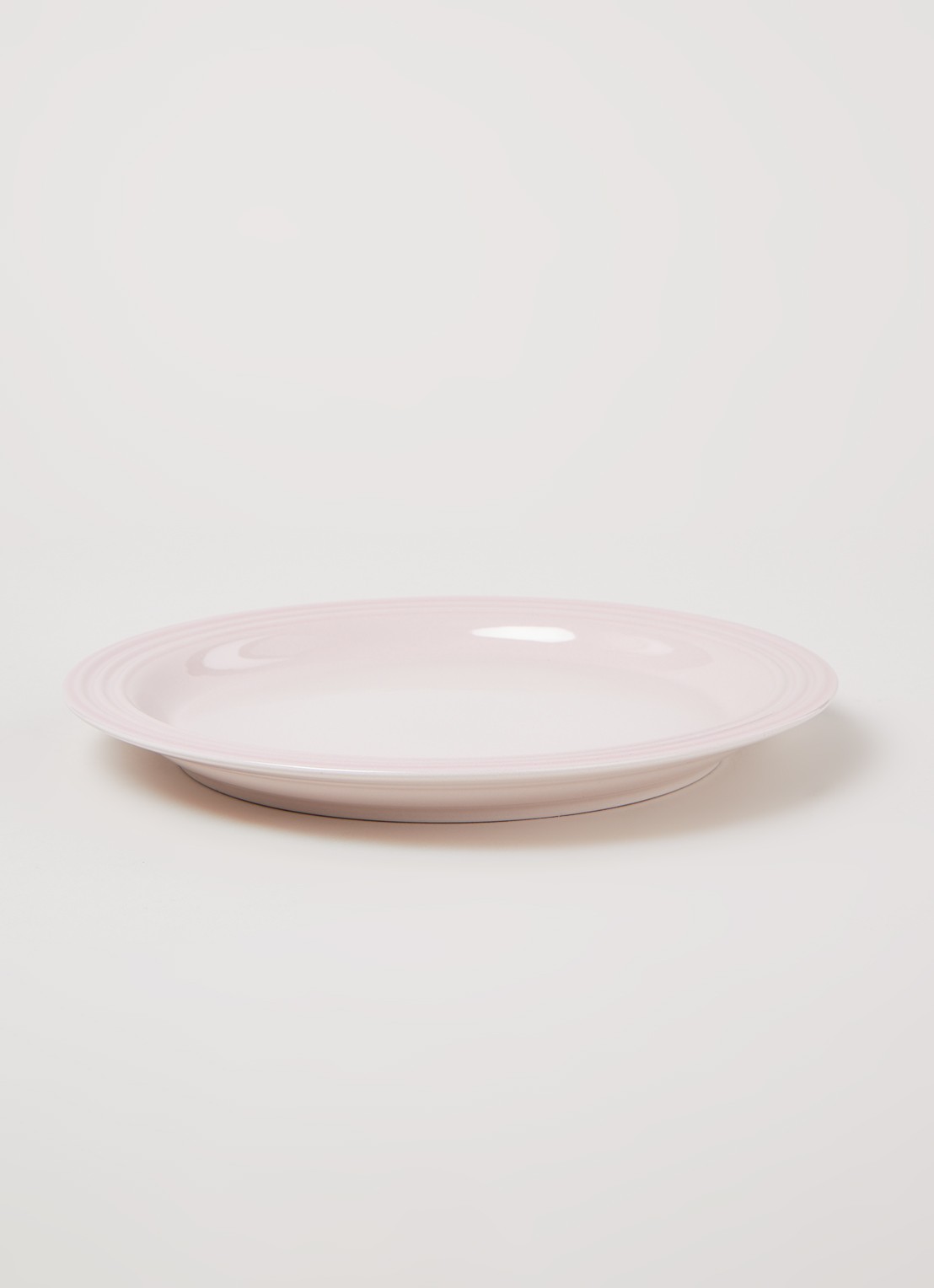 Le Creuset Dinerbord 27 cm  - voorkant 3 shell pink / roze