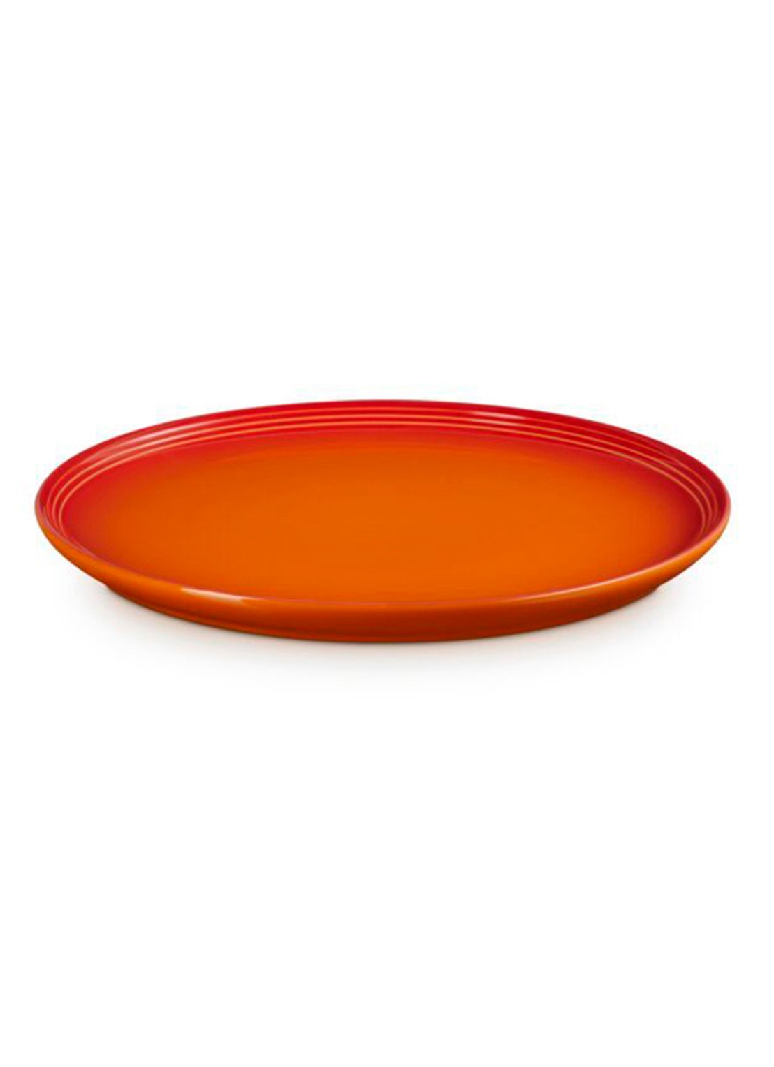 Le Creuset Dinerbord 27 cm - voorkant oranjerood