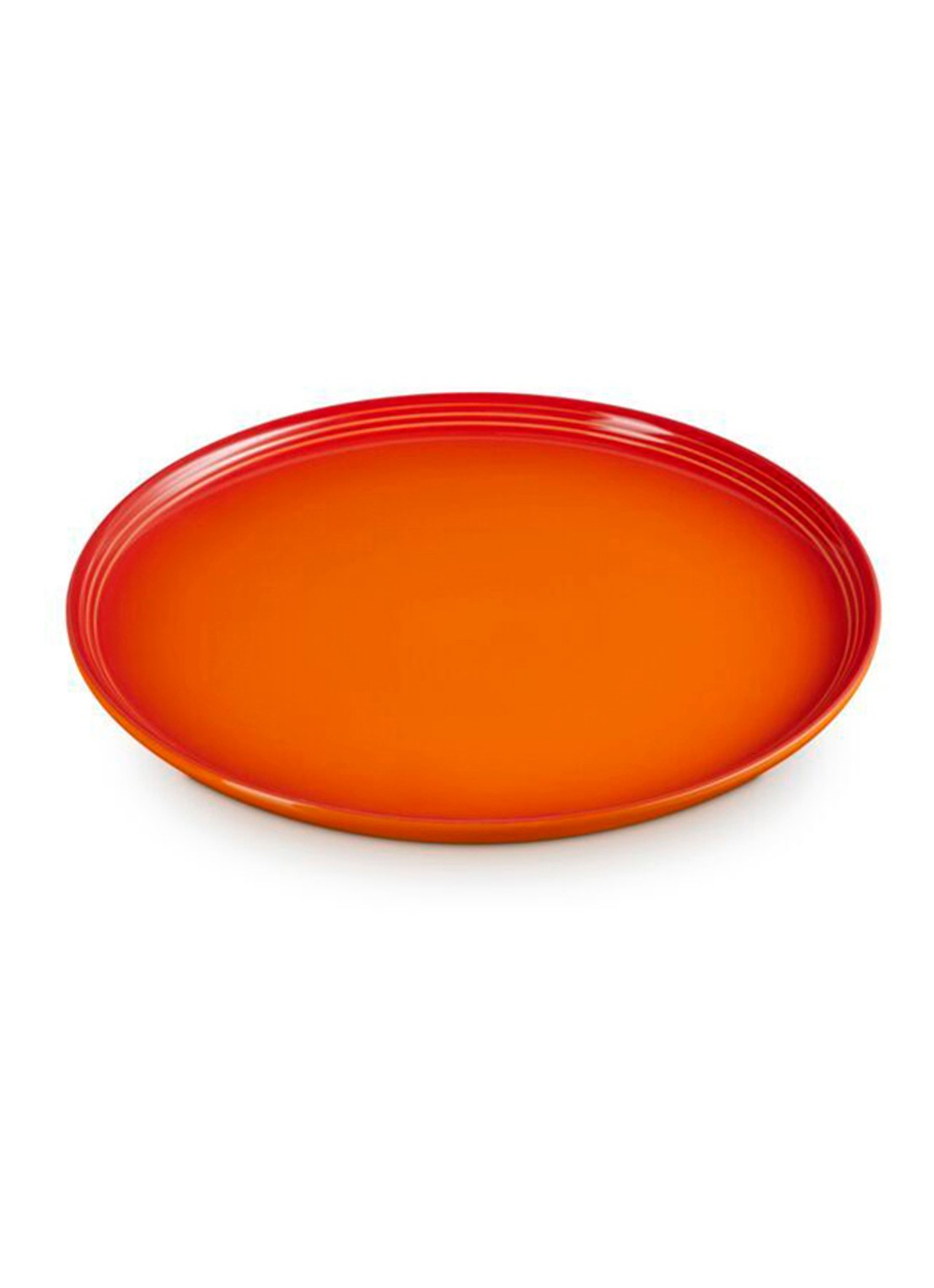 Le Creuset Dinerbord 27 cm - voorkant 2 oranjerood