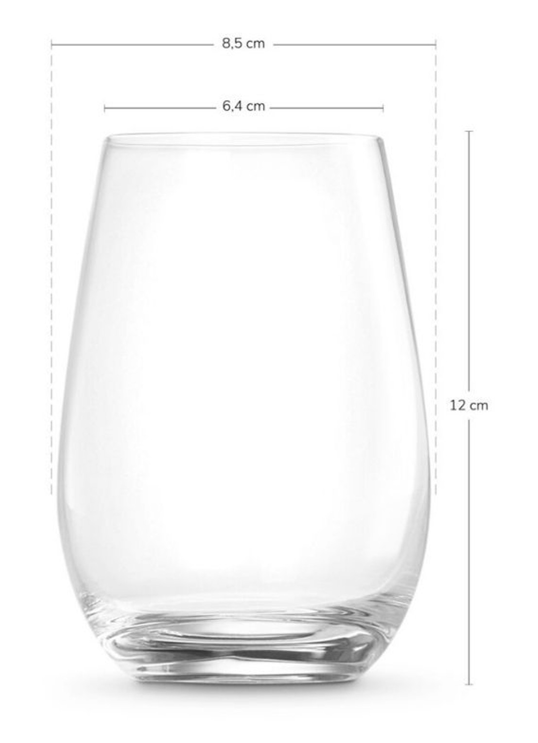 Le Creuset Drinkglas set van 4 - detail 3 transparant