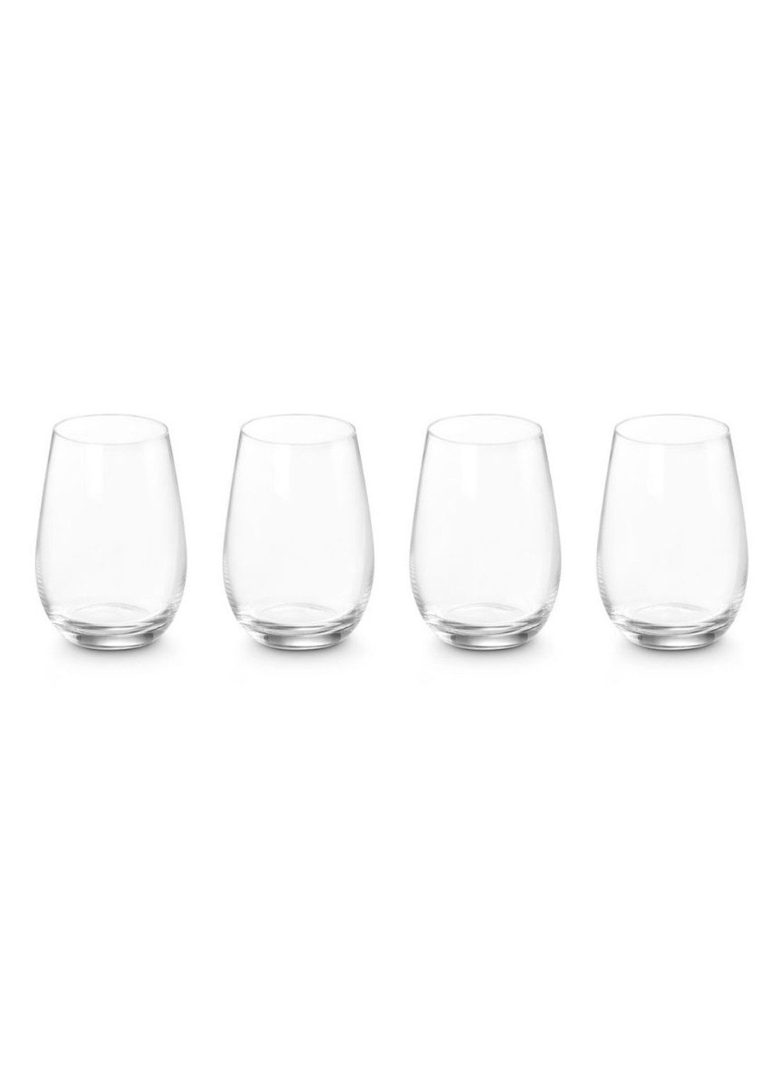 Le Creuset Drinkglas set van 4 - voorkant transparant