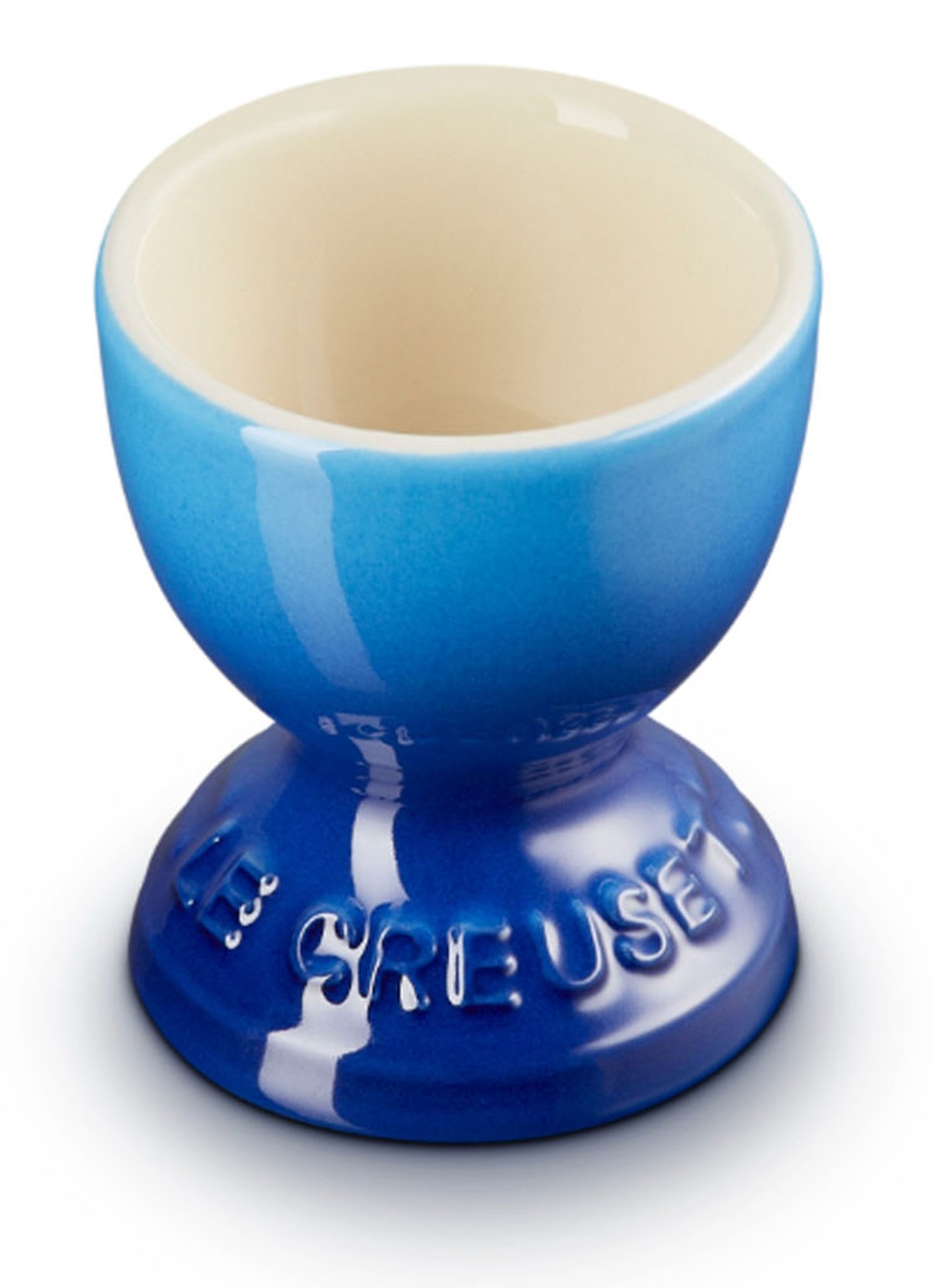 Le Creuset Eierdop 5,9 cm  - voorkant 4 azure / blauw