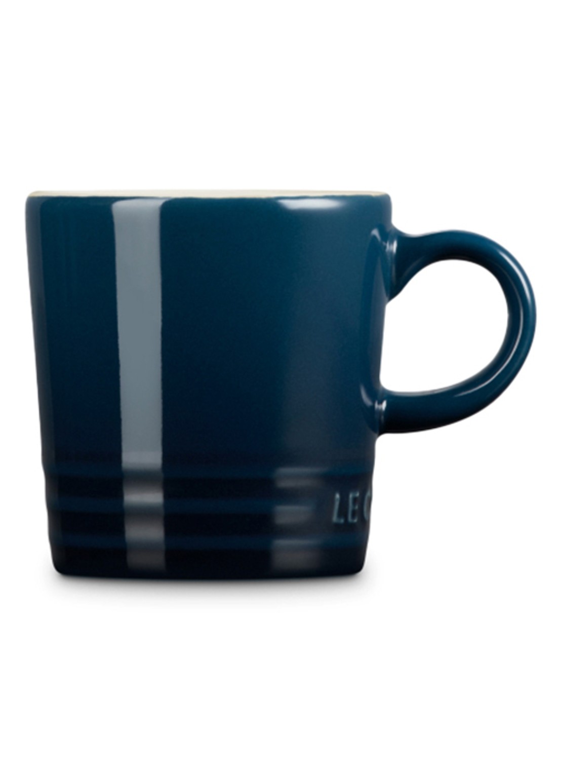 Le Creuset Espressokopje 10 cl - achterkant donkerblauw