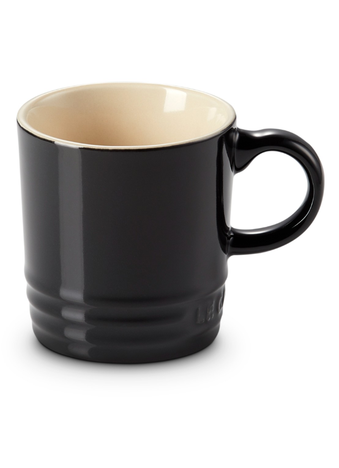 Le Creuset Espressokopje 10 cl - voorkant ebbenzwart / zwart