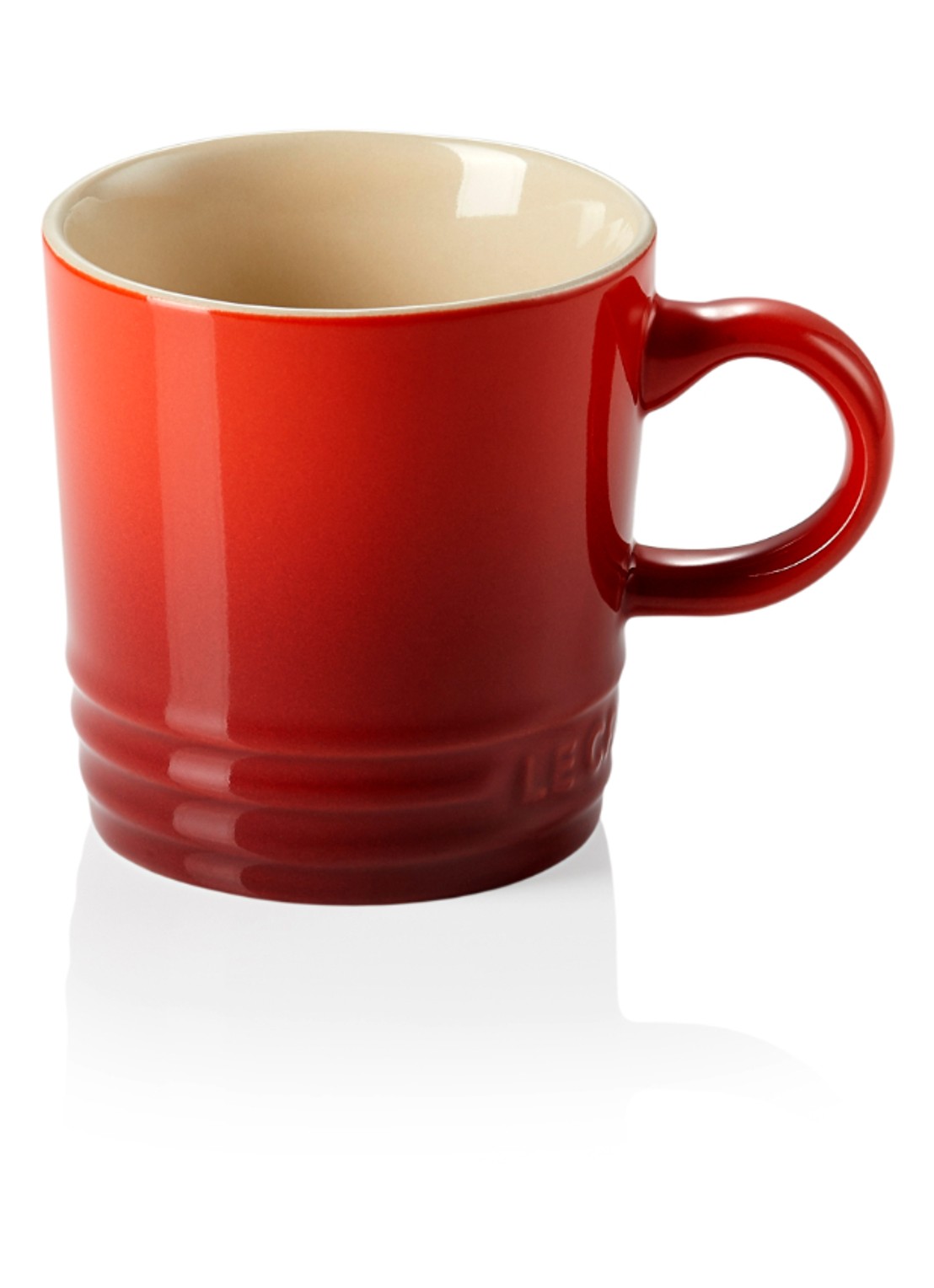 Le Creuset Espressokopje 10 cl - voorkant kersenrood / rood
