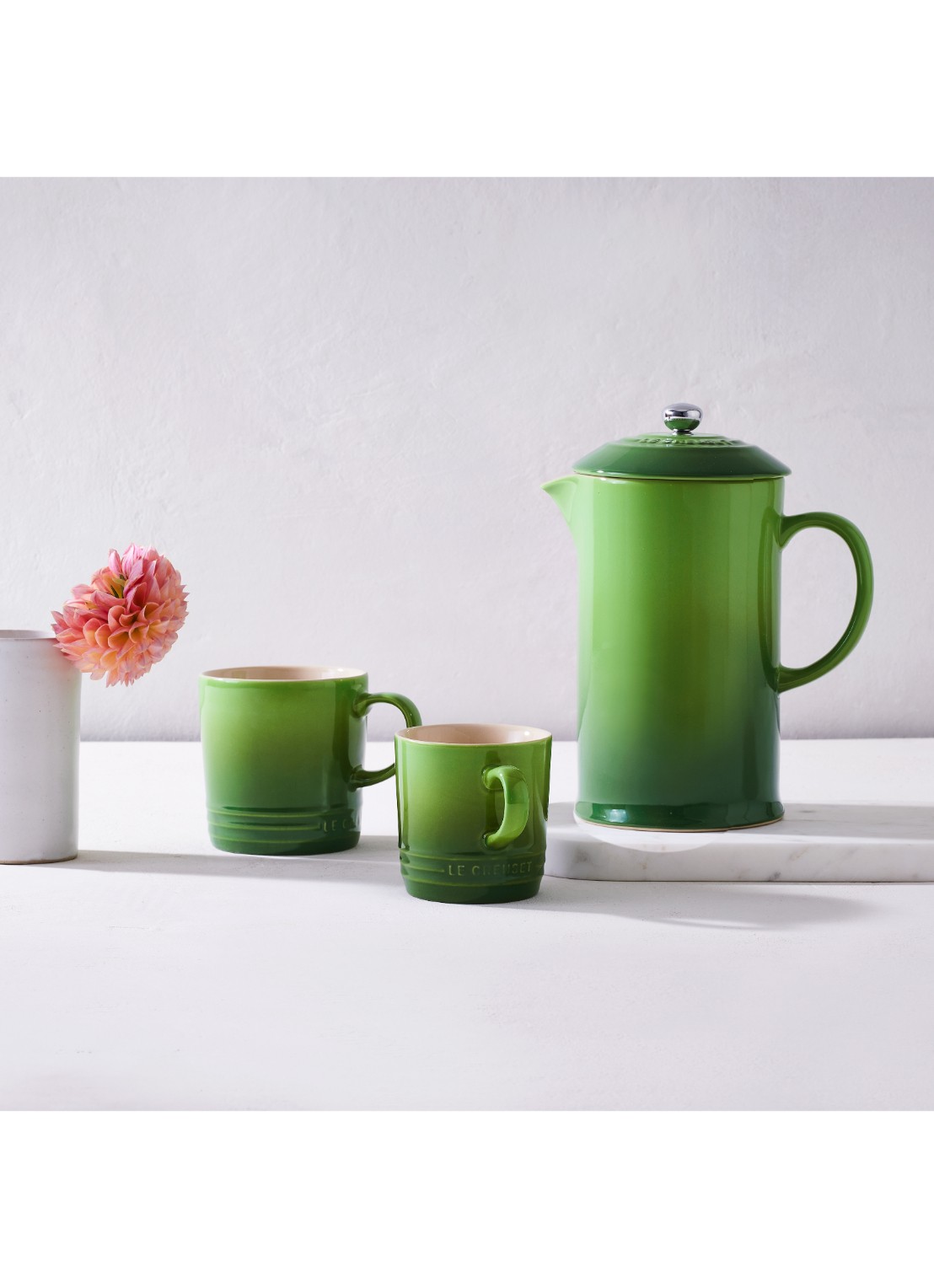 Le Creuset Espressokopje 10 cl - voorkant 6 bamboo / groen