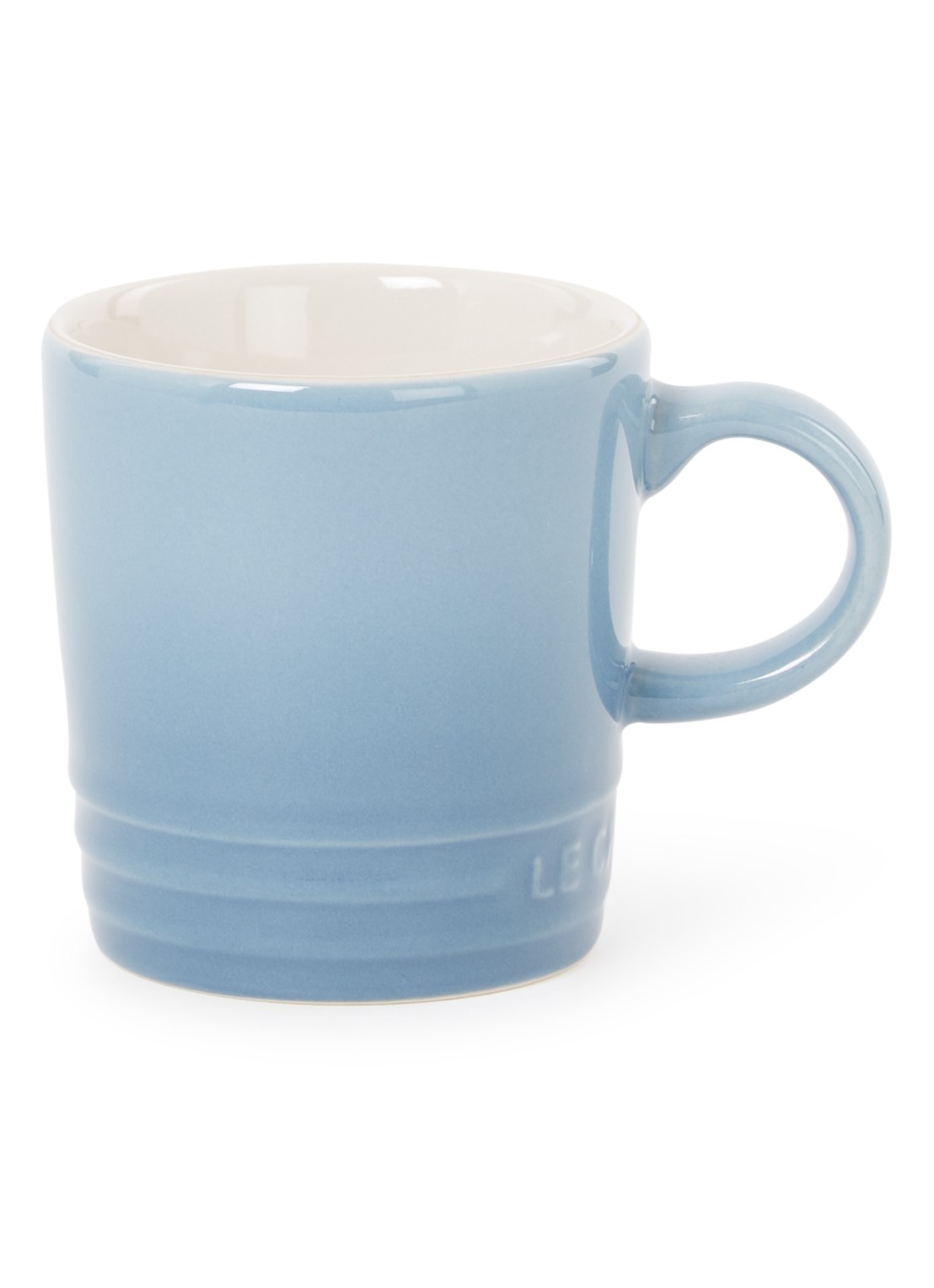 Le Creuset Espressokopje 10 cl - voorkant chambray / blauw