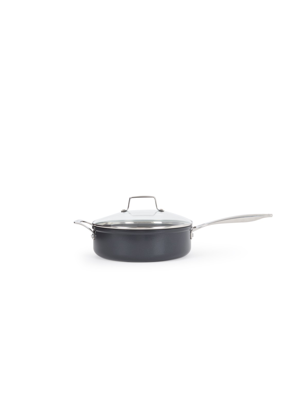 Le Creuset Essential Non-Stick Ceramic hapjespan Ø26 cm - voorkant zwart