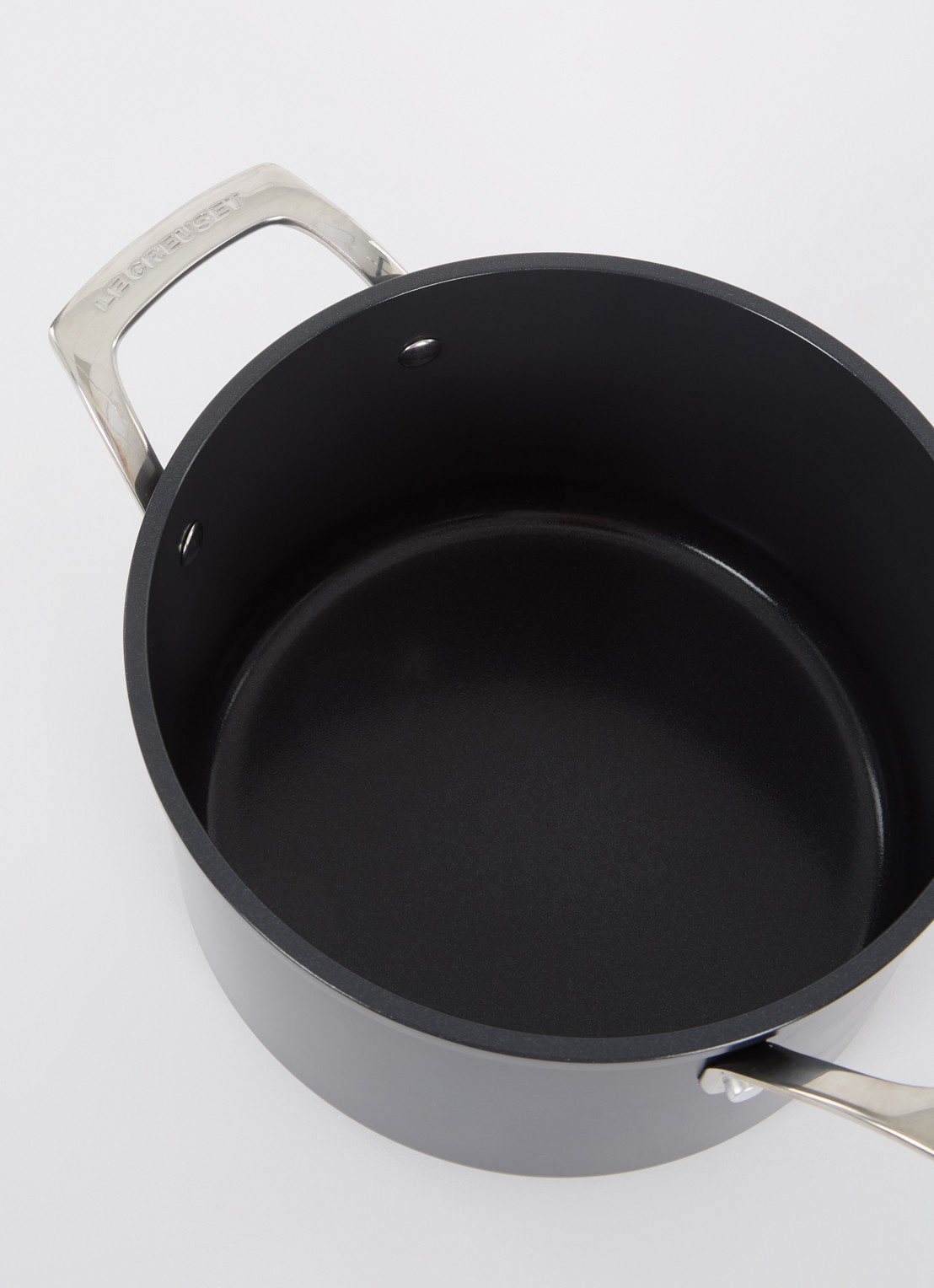Le Creuset Essential Non-Stick Ceramic kookpan Ø20 cm - detail zwart
