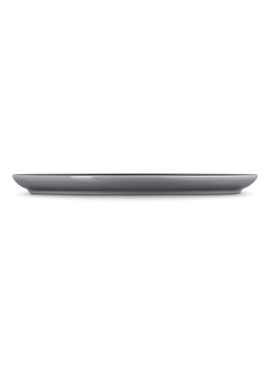 Le Creuset Flint bord 27 cm - achterkant 3 flint / grijs