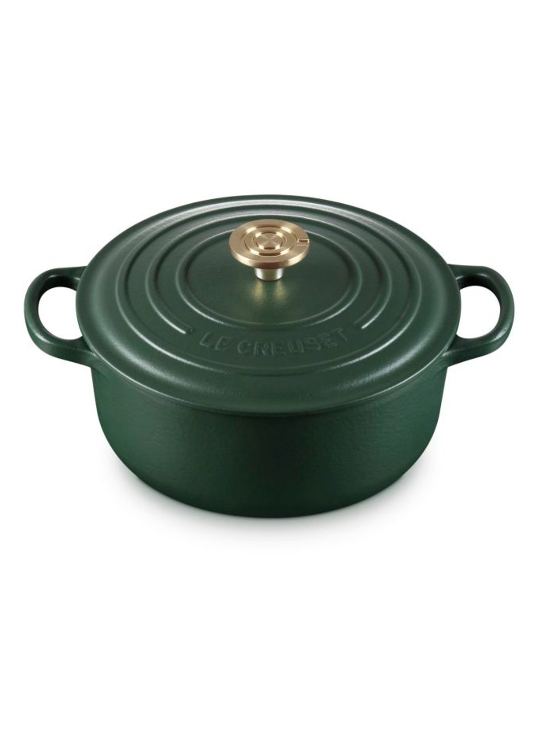 Le Creuset Forêt braadpan 20 cm  - achterkant 5 donkergroen