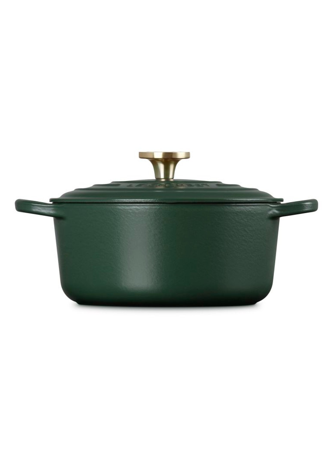 Le Creuset Forêt braadpan 24 cm  - detail donkergroen