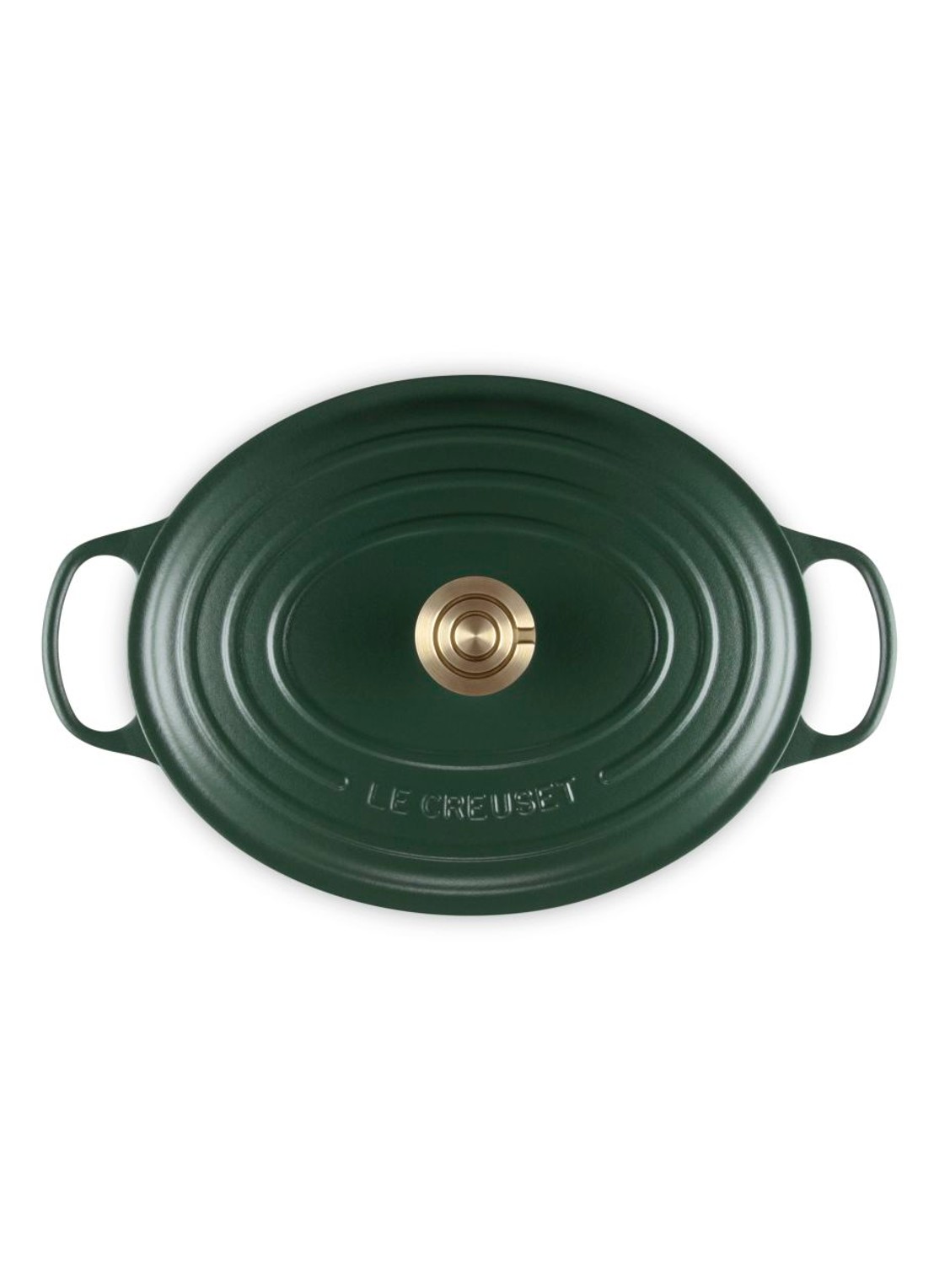 Le Creuset Forêt braadpan 28 cm  - detail 2 donkergroen