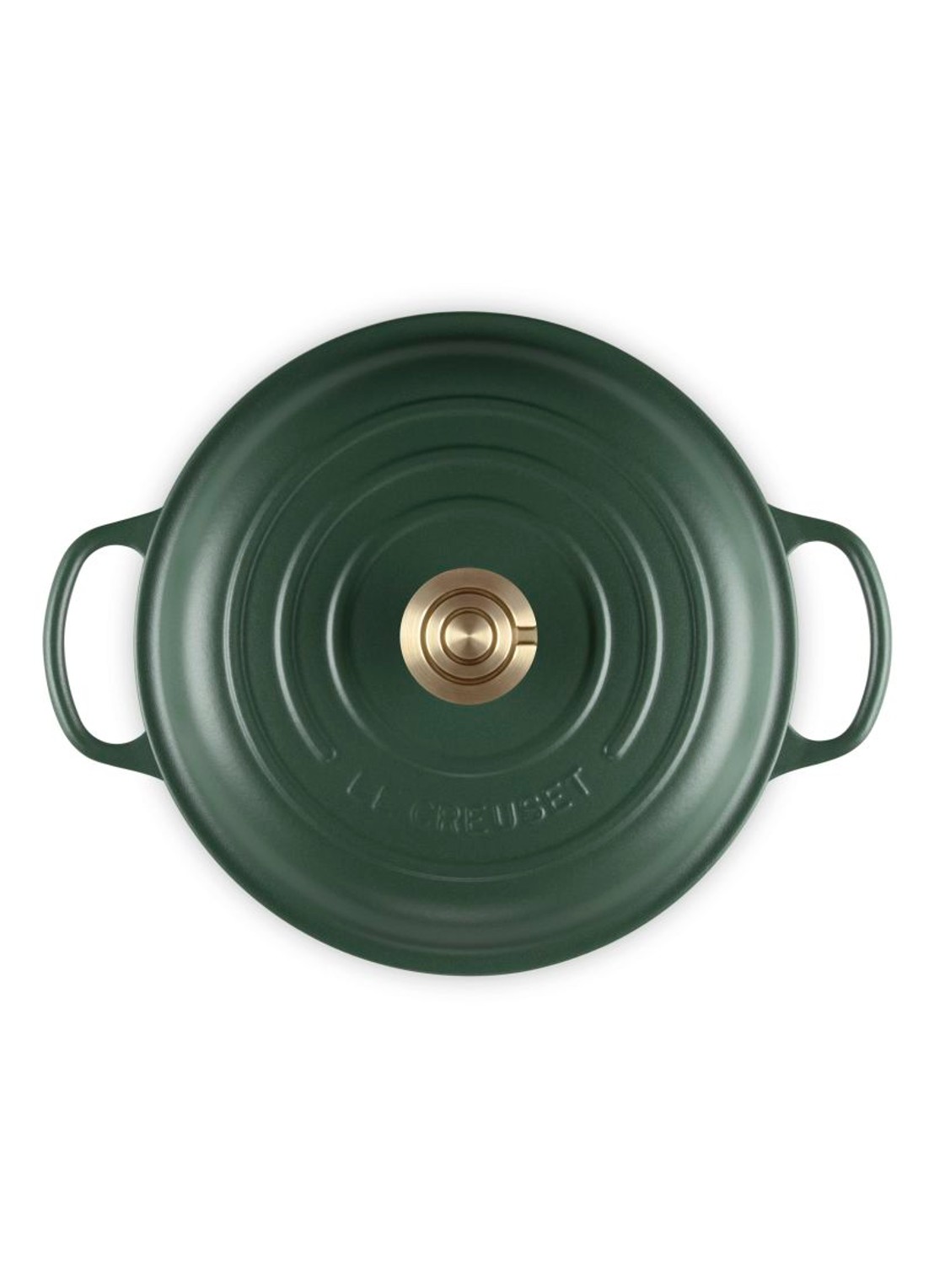 Le Creuset Forêt campagnard 26 cm  - detail 4 donkergroen