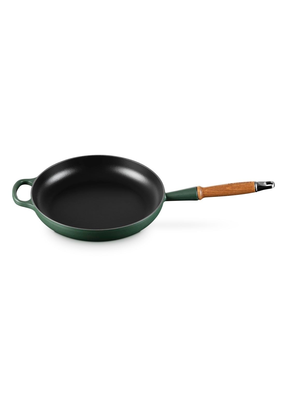 Le Creuset Forêt koekenpan 28 cm  - achterkant 5 donkergroen