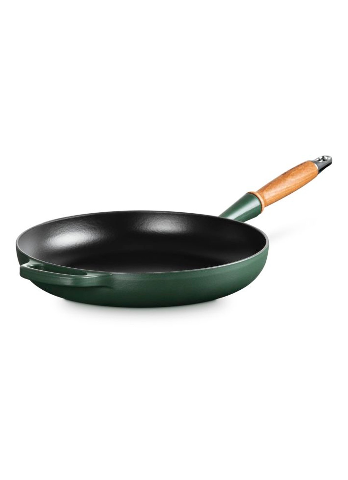 Le Creuset Forêt koekenpan 28 cm  - detail 3 donkergroen