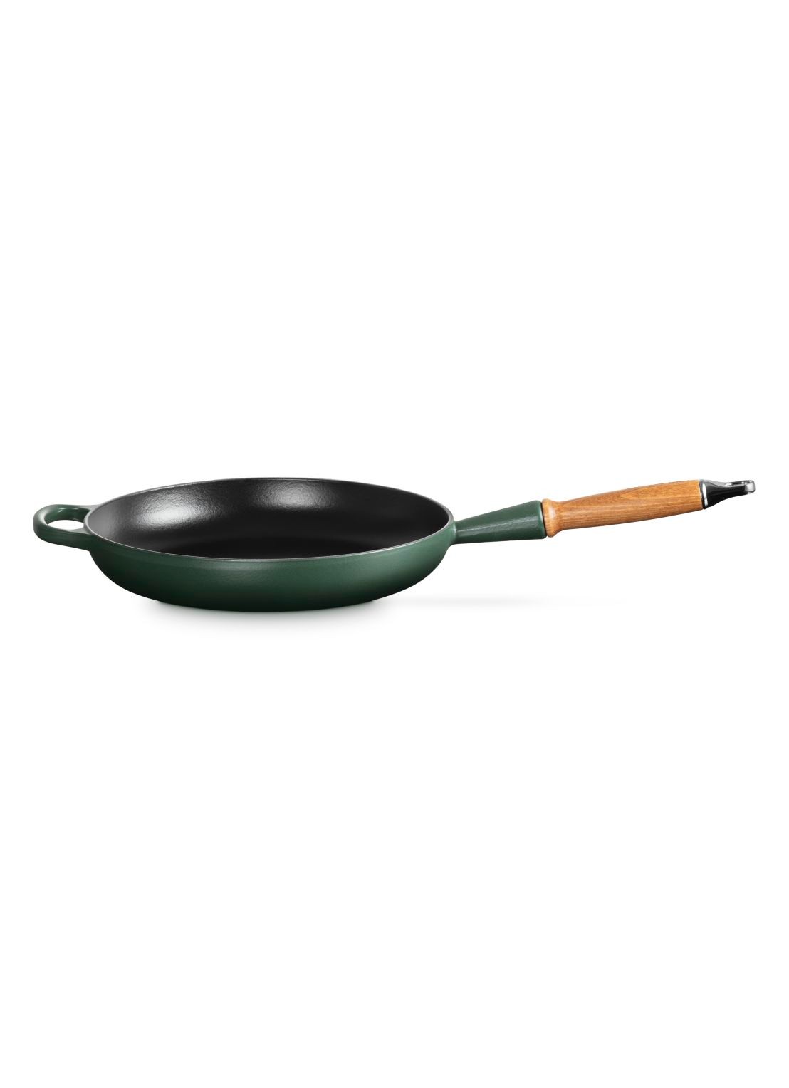 Le Creuset Forêt koekenpan 28 cm  - voorkant 6 donkergroen