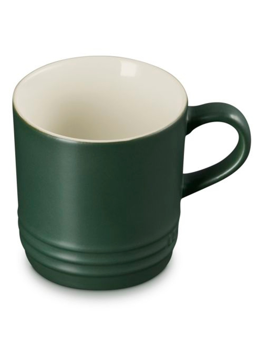 Le Creuset Forêt koffiebeker 20 cl  - achterkant donkergroen