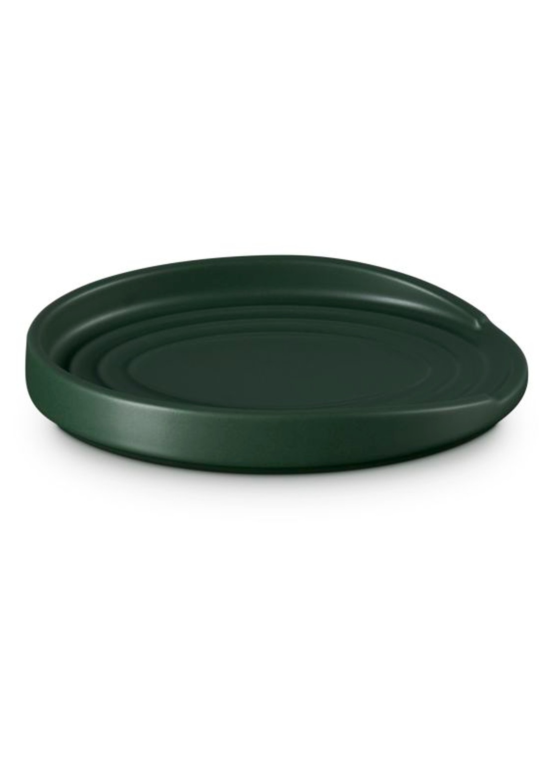 Le Creuset Forêt lepelhouder  - achterkant 4 donkergroen