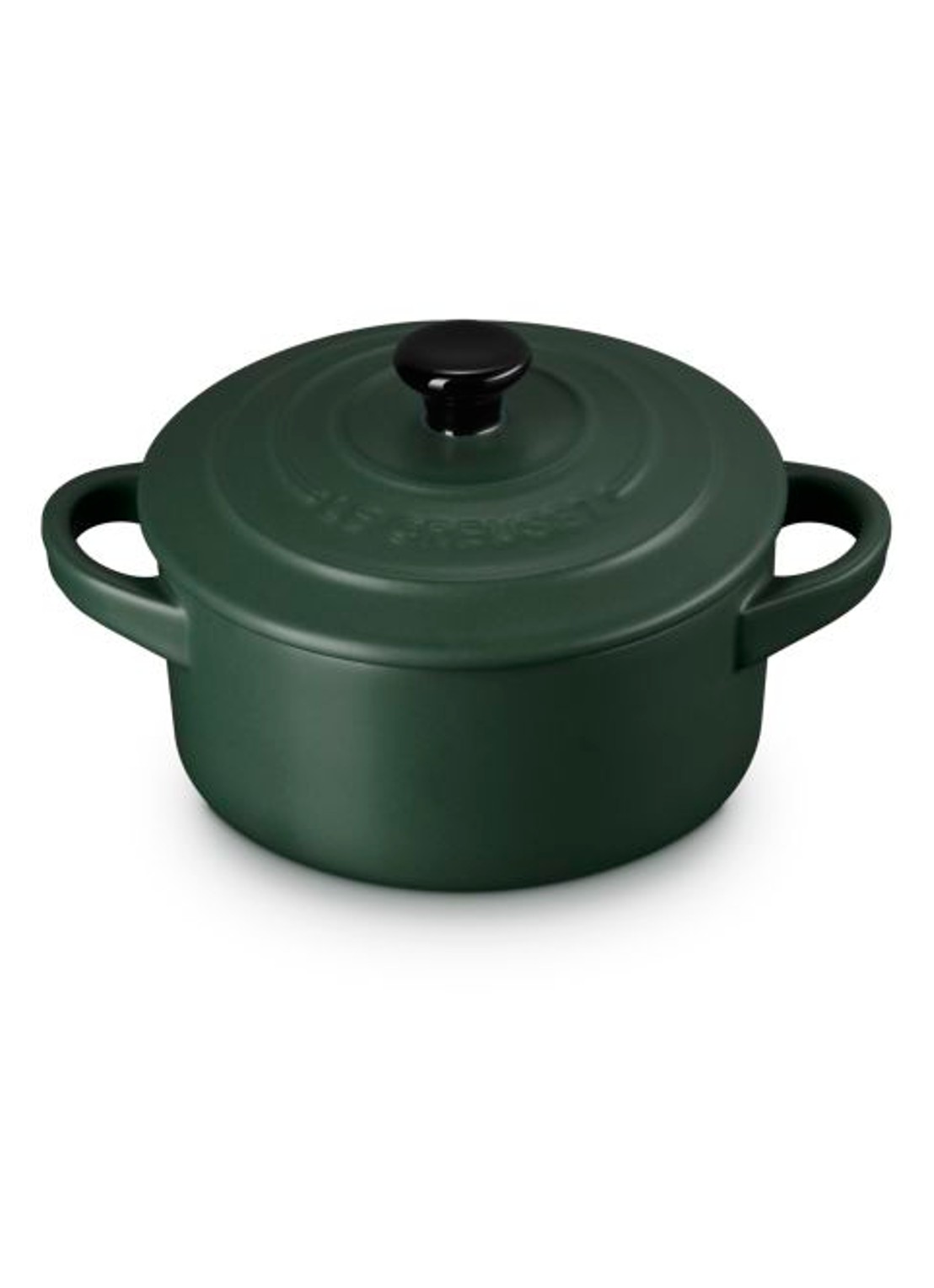 Le Creuset Forêt mini braadpan  - achterkant 5 donkergroen