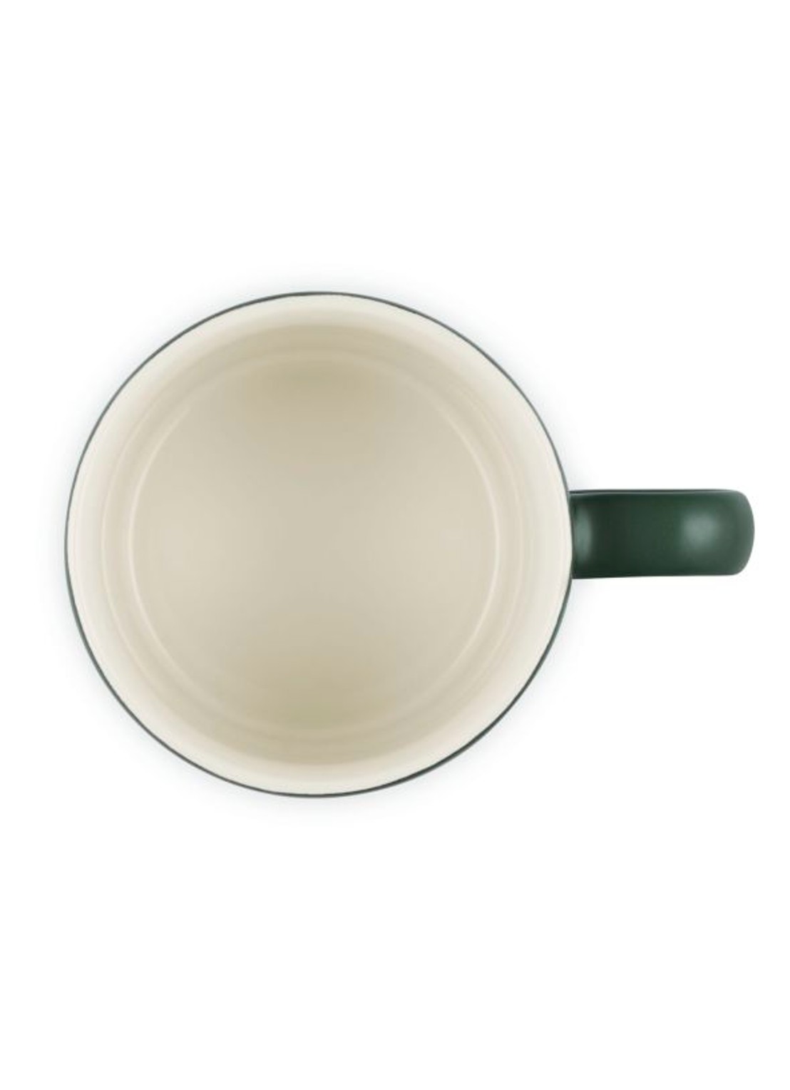 Le Creuset Forêt mok 35 cl  - detail 2 donkergroen