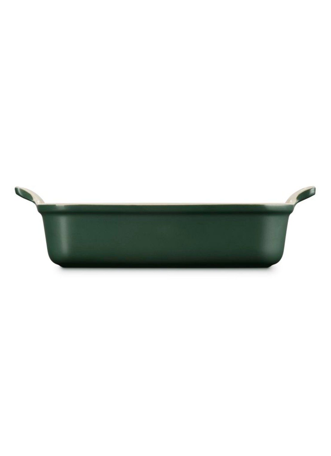 Le Creuset Forêt ovenschaal 26 cm  - detail donkergroen