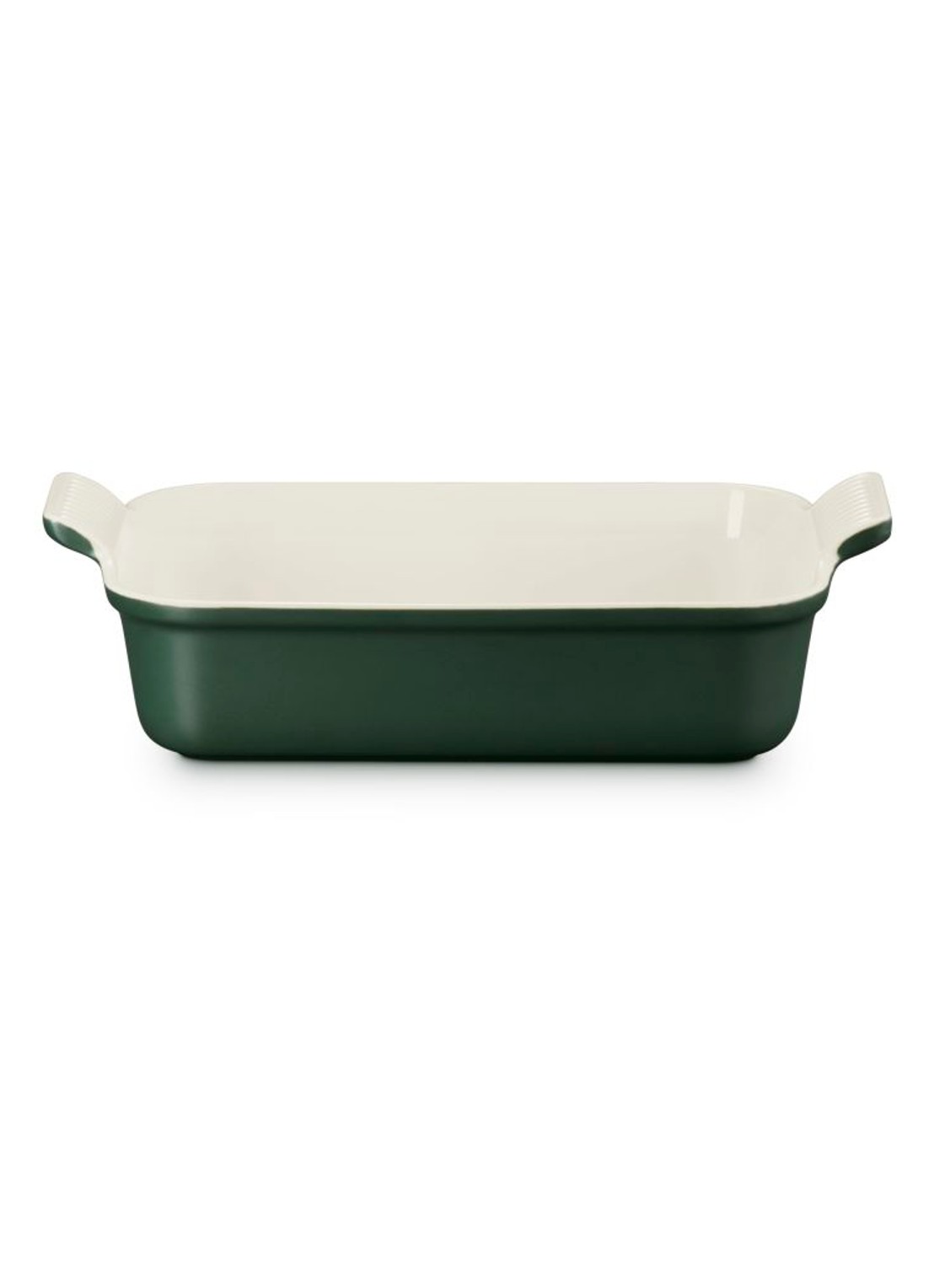 Le Creuset Forêt ovenschaal 26 cm  - voorkant 4 donkergroen