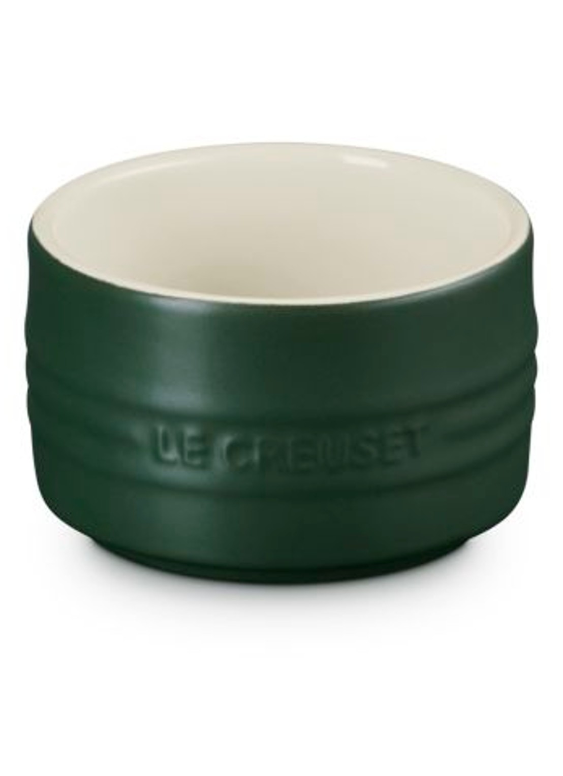 Le Creuset Forêt ramekin 20 cl - voorkant donkergroen