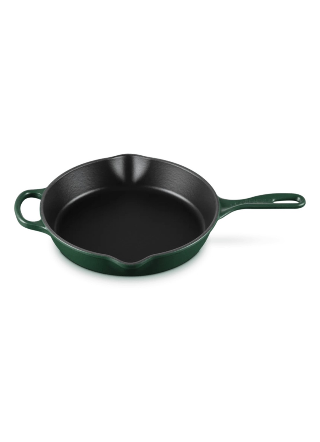 Le Creuset Forêt skillet 26 cm  - achterkant 3 donkergroen