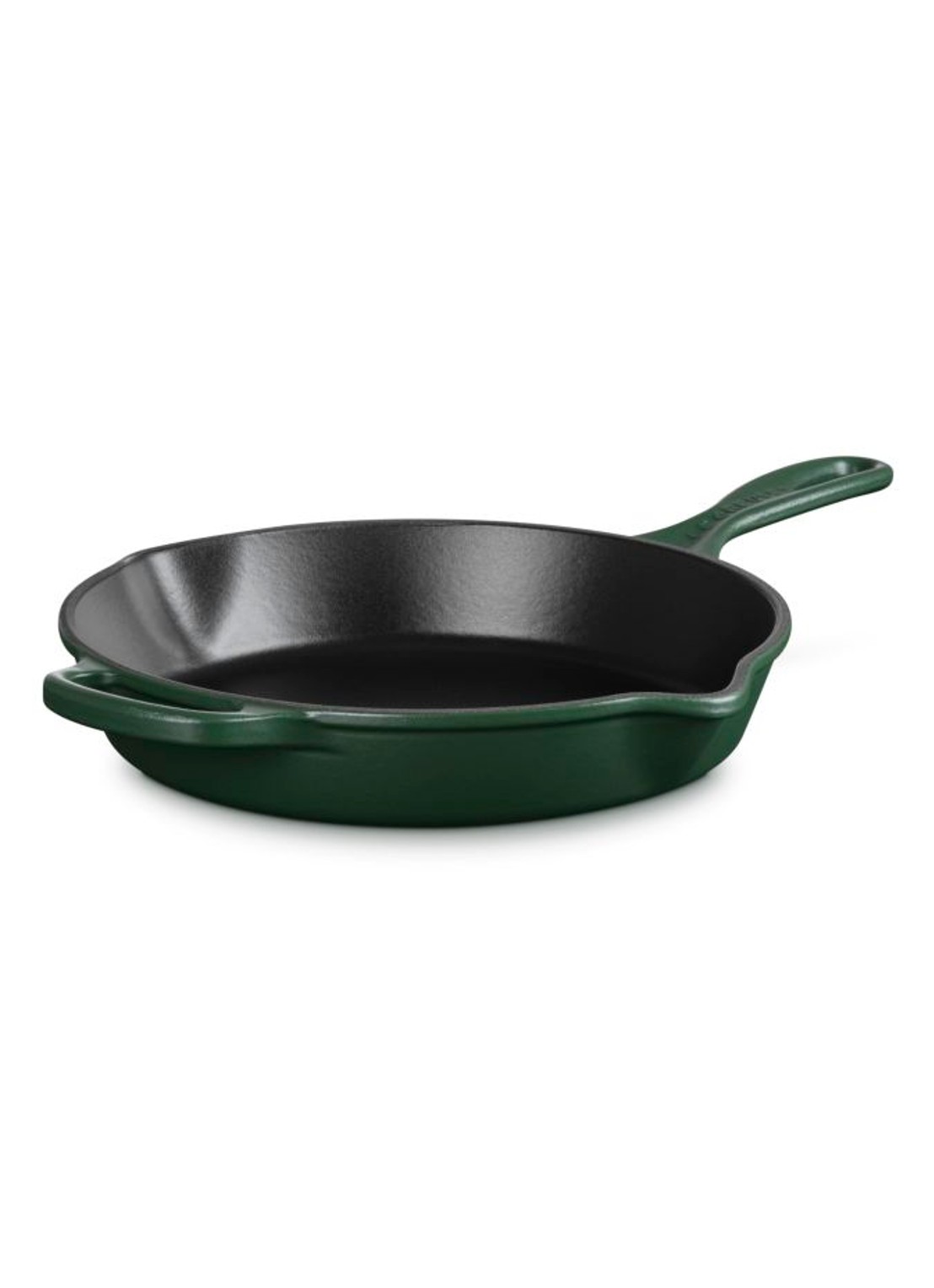 Le Creuset Forêt skillet 26 cm  - voorkant 5 donkergroen