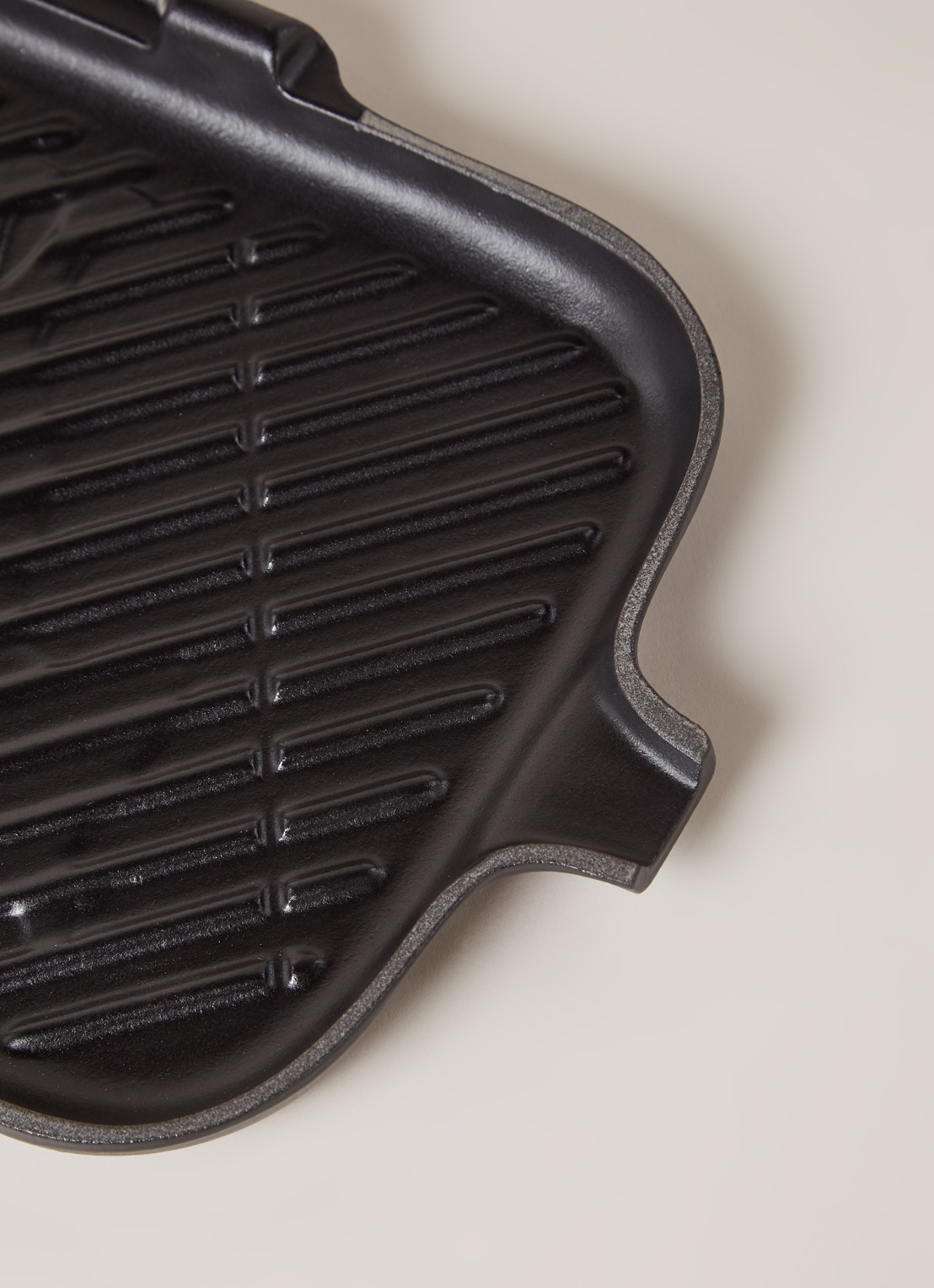 Le Creuset Grillpan 36 x 20 cm  - detail 3 mat zwart / zwart