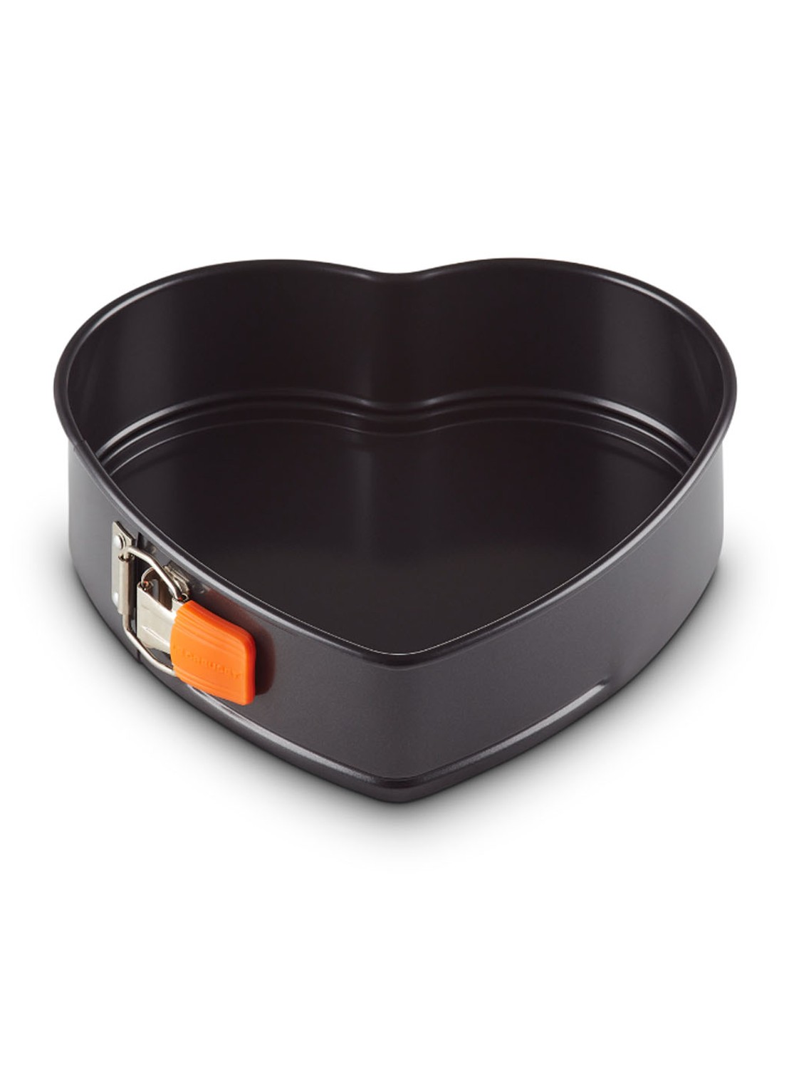 Le Creuset Hartvormige springvorm met anti-aanbak  - voorkant zwart