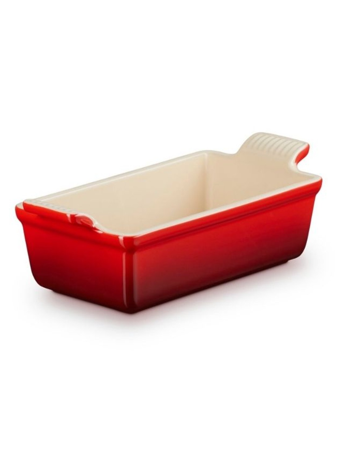 Le Creuset Heritage bakvorm 23 cm - achterkant 5 steenrood