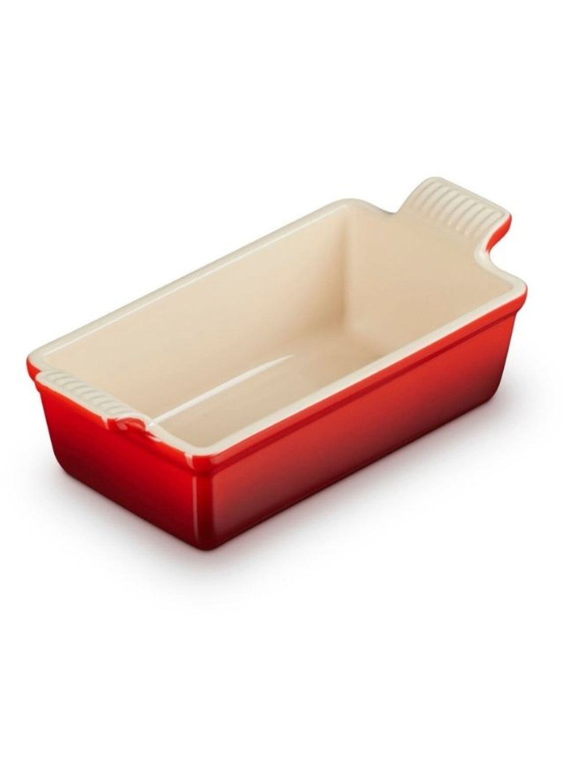 Le Creuset Heritage bakvorm 23 cm - detail 2 steenrood