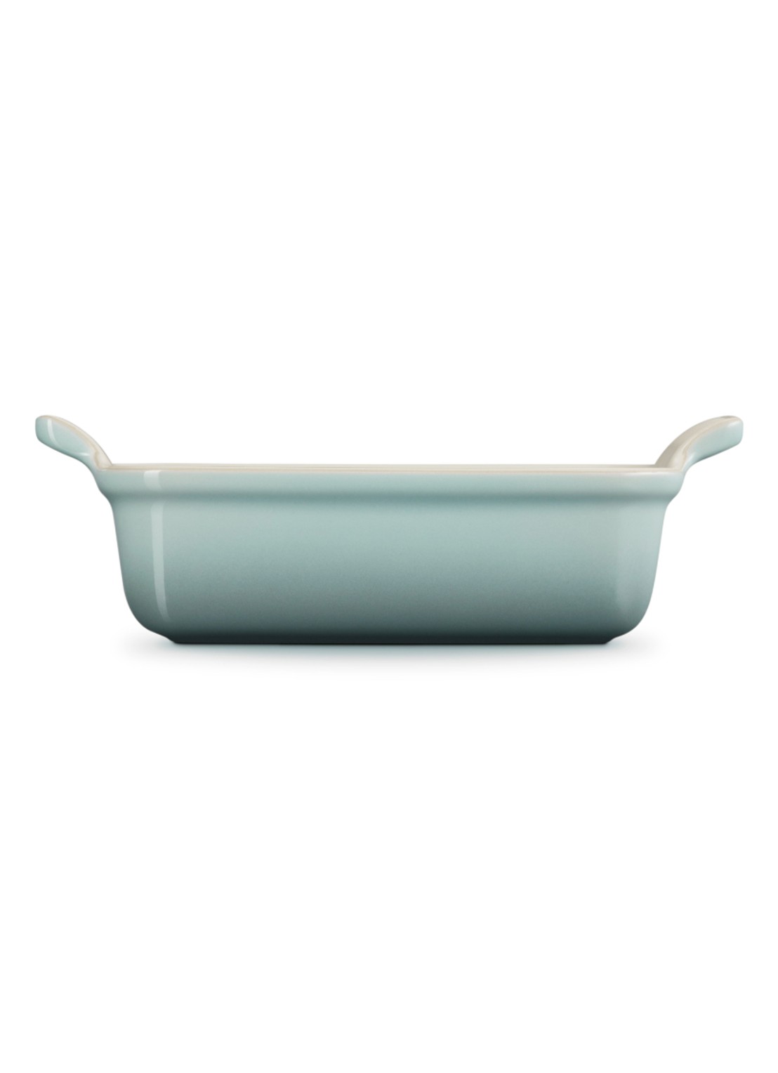 Le Creuset Heritage ovenschaal 19 cm - detail 2 zeegroen