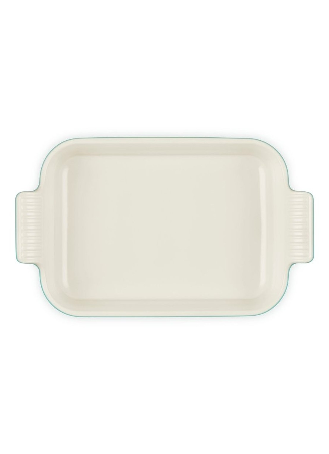 Le Creuset Heritage ovenschaal 19 cm - achterkant blauw