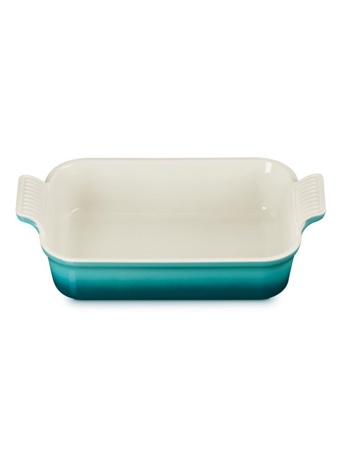 Le Creuset Heritage ovenschaal 19 cm - voorkant 4 blauw