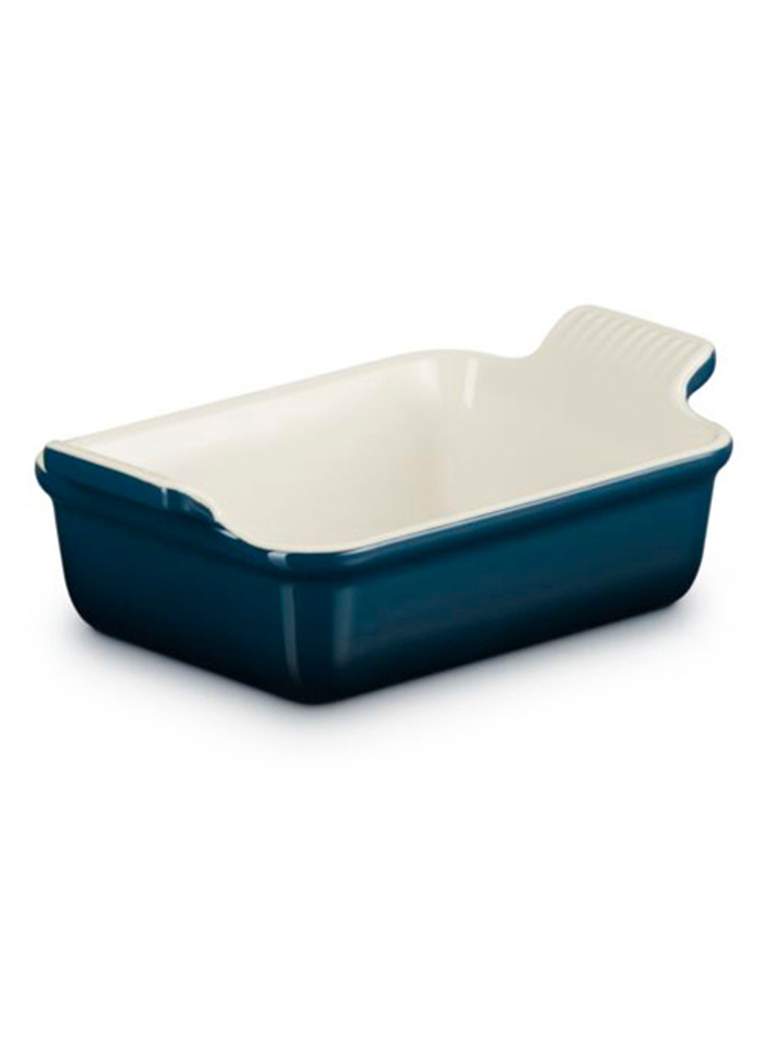 Le Creuset Heritage ovenschaal 19 cm - voorkant 6 donkerblauw