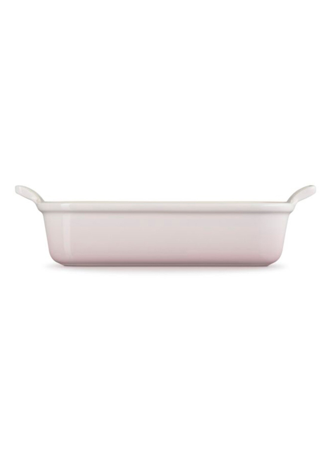 Le Creuset Heritage ovenschaal 26 cm - achterkant 3 lichtroze