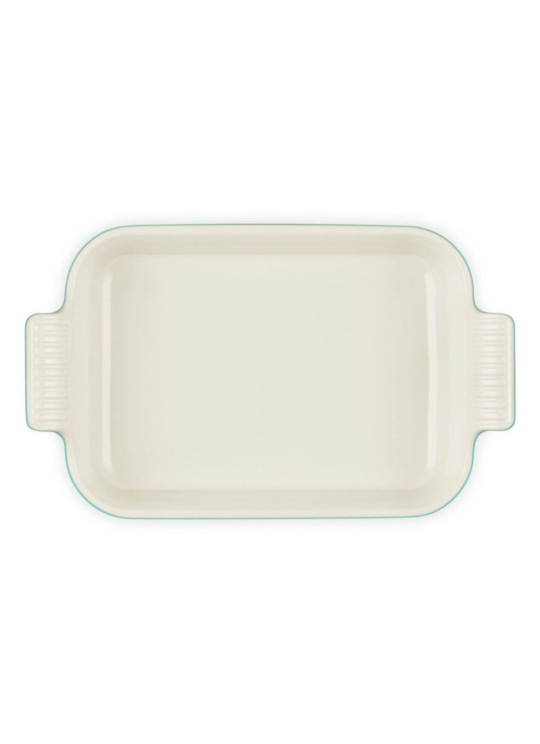 Le Creuset Heritage ovenschaal 32 cm - achterkant 3 blauw
