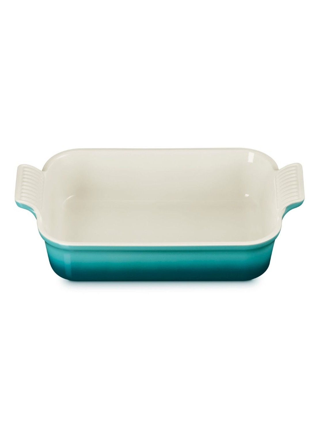 Le Creuset Heritage ovenschaal 32 cm - voorkant 4 blauw